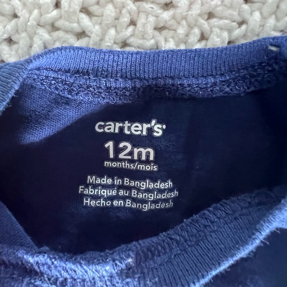 Carters I love daddy tshirt 6-12 months (fits small) - Picture 2 of 2